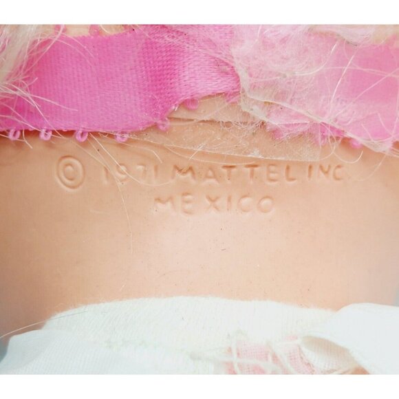 Mattel Blond Baby Doll 11" Neck embossed 1971 Mattel Inc Mexico READ - Picture 9 of 9